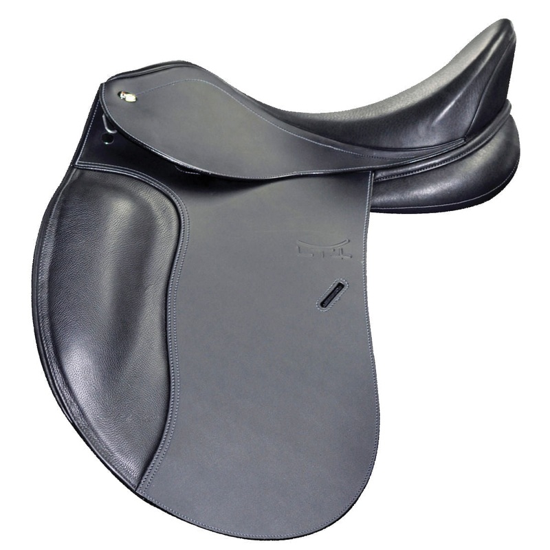 Letek Plus Dressage Saddle, Black