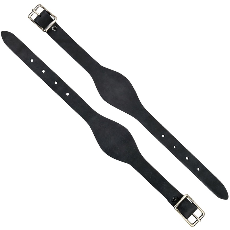 Stirrup Hobble Straps|Black Latigo|Natural|Burgundy