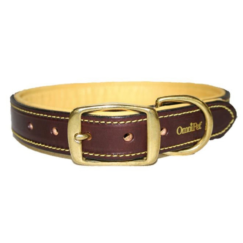 Deer Tan Collar, Havana Brown|5/8″ x 13″|5/8″x 15″|5/8″ x 17″|3/4″x 21″|1″x 25″|1″x 27″|1″x 29″
