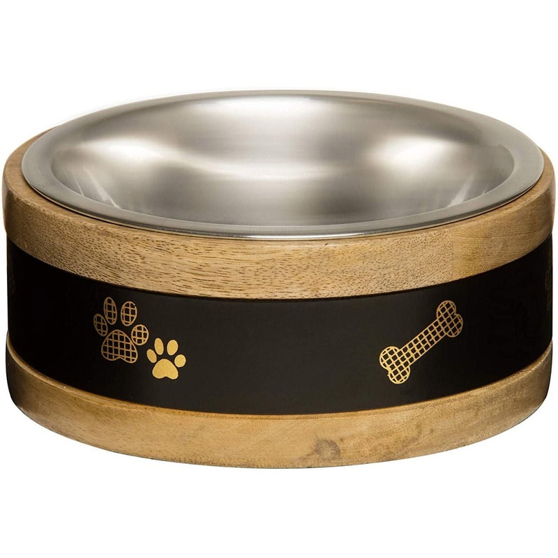 Wooden Ring Dog Bowl|pint|2 quart