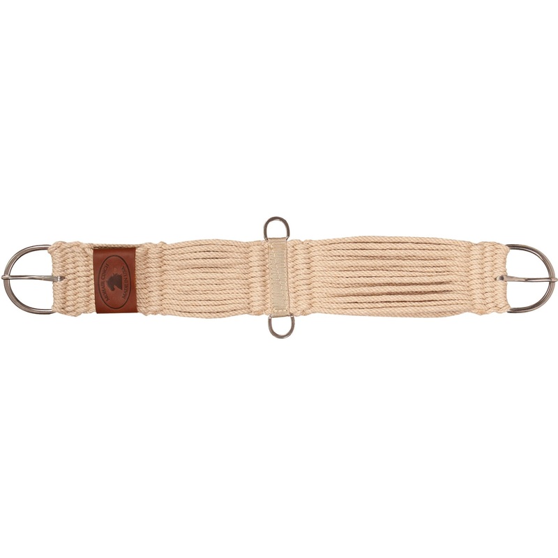 27-Strand Mohair Horse Cinch with Stainless Steel Hardware