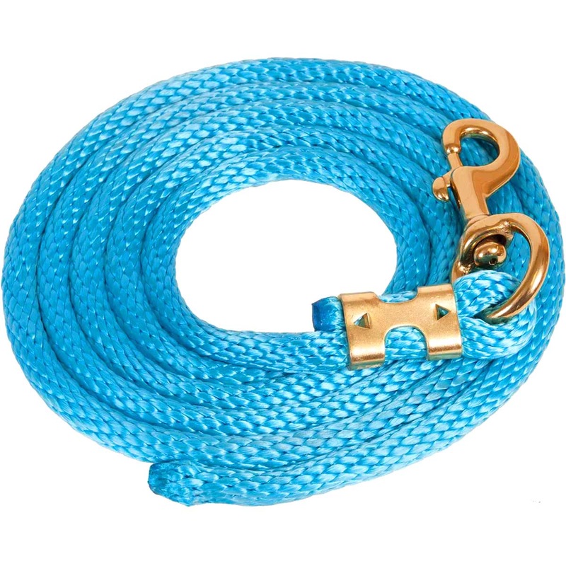 9’L Solid Color Poly Lead Rope with Bolt Snap