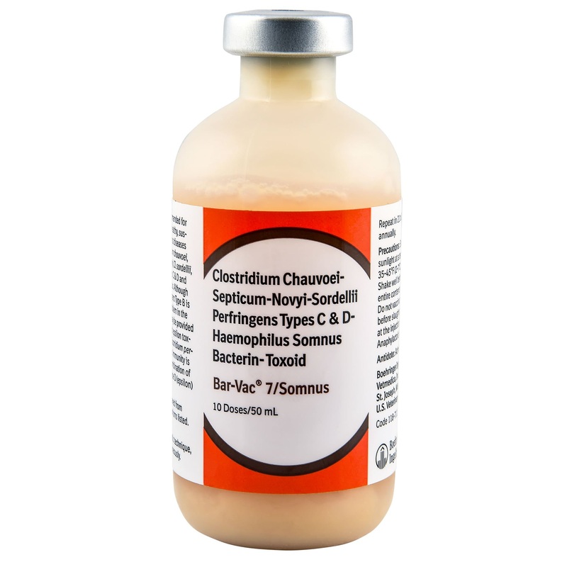 Bar-Vac 7/Somnus Blackleg Cattle Vaccine