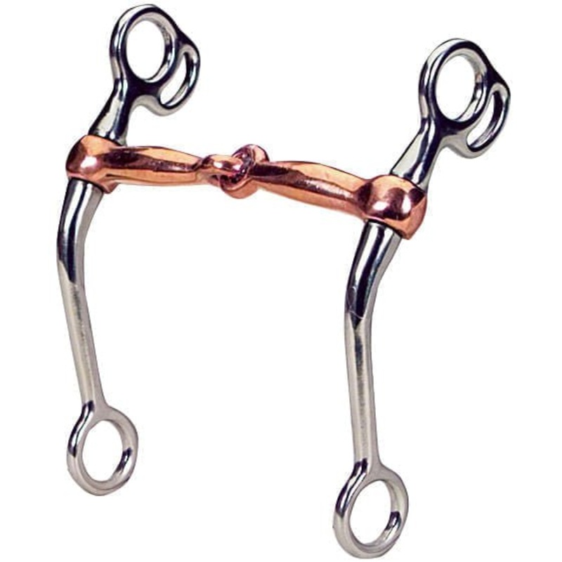 Copper Snaffle Mouth Training Bit
