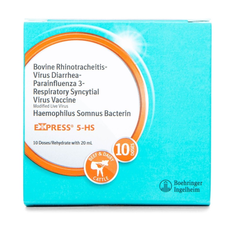 Express 5-HS Cattle Vaccine|10 Dose