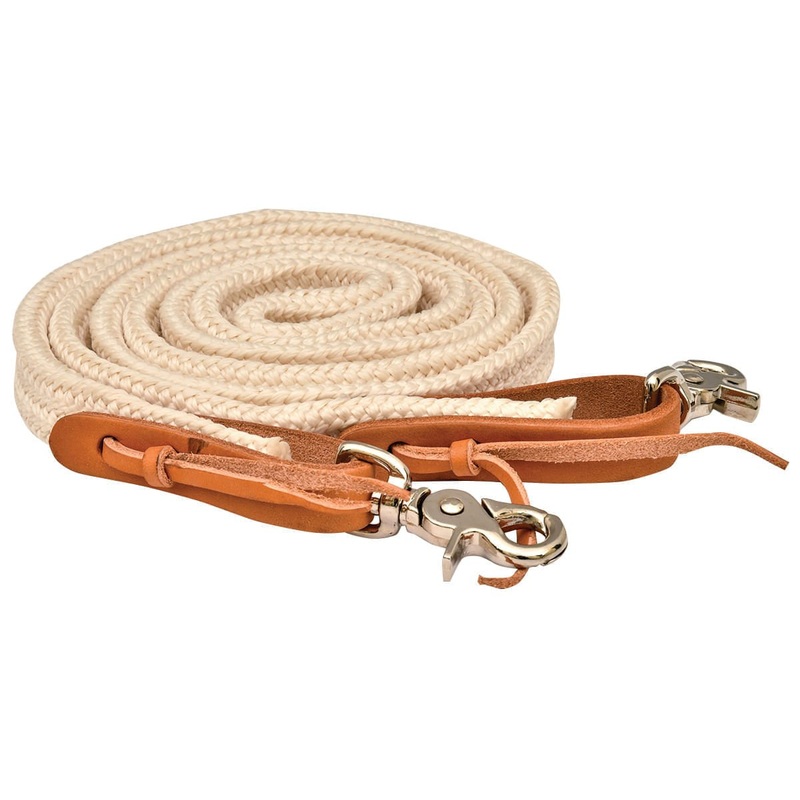 Mustang Flat Braided Poly Roping Rein, 1 x 7′