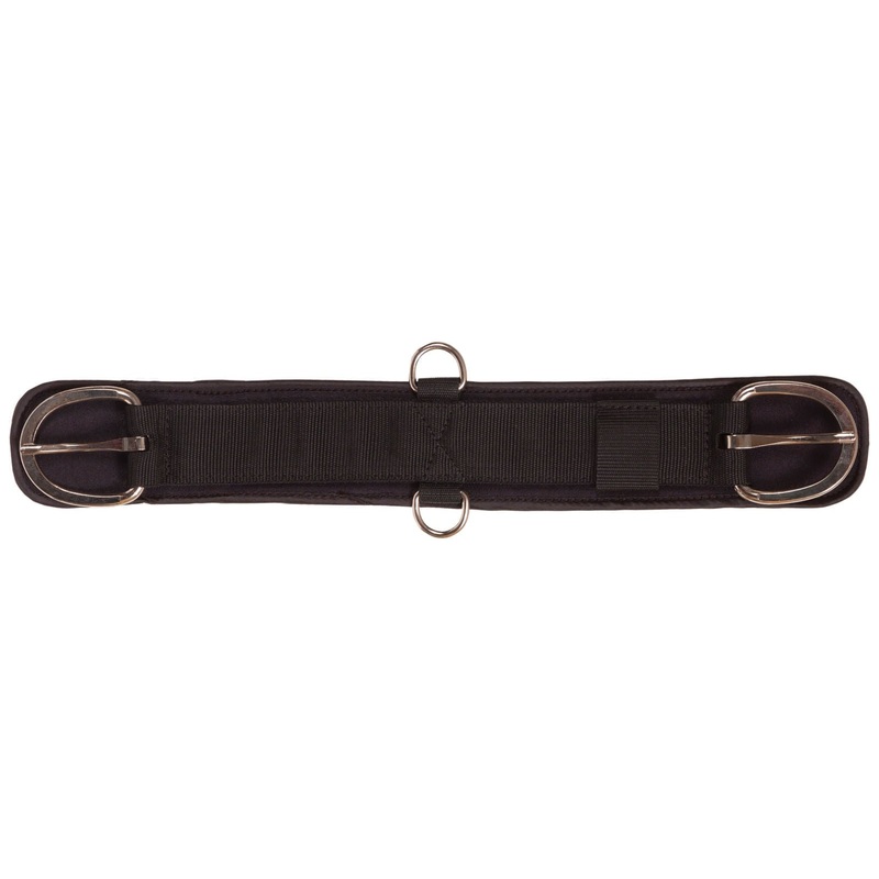 Mustang PVC Pony Cinch, Black|20 in|22 in|24 in|16 in|18 in