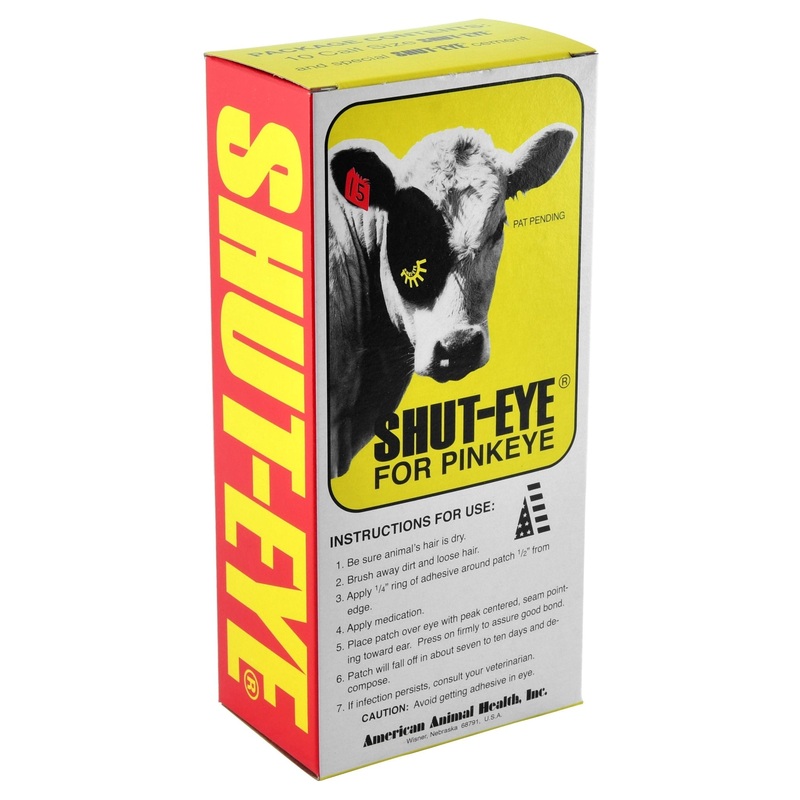 Shut-Eye Patches for Cattle Pinkeye Treatment