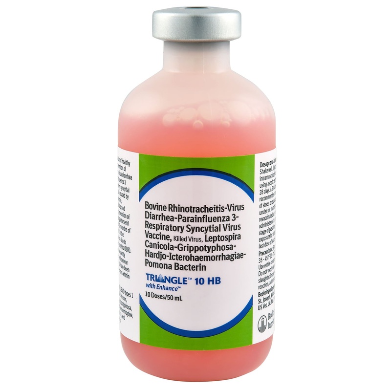 Triangle 10 HB Cattle Vaccine|10 Dose|50 Dose