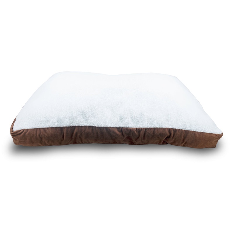 Large Fleece-Top Pet Bed