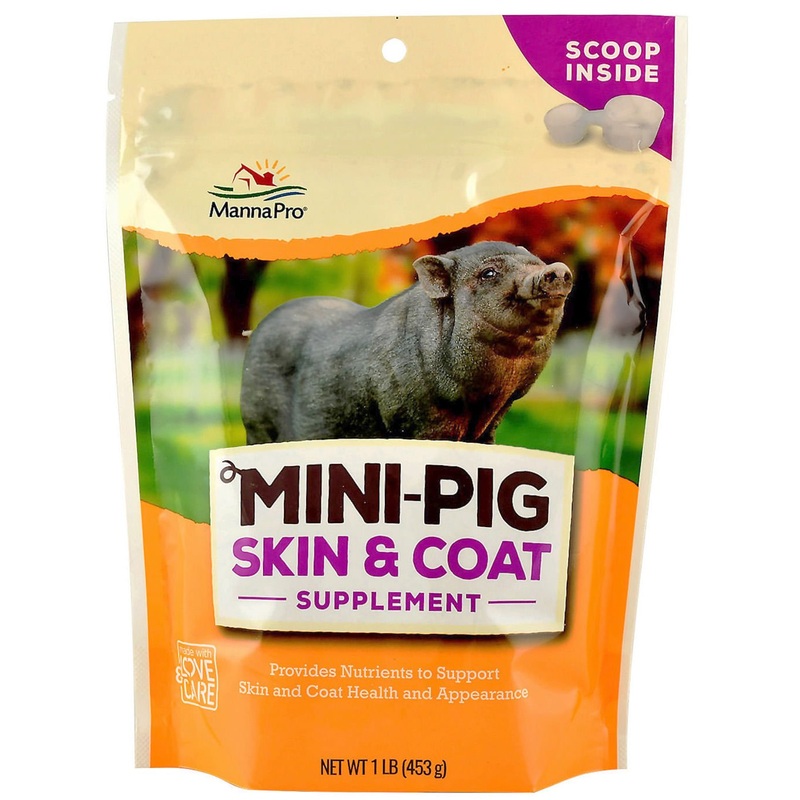 Manna Pro Mini Pig Skin & Coat Supplement, 1 lb
