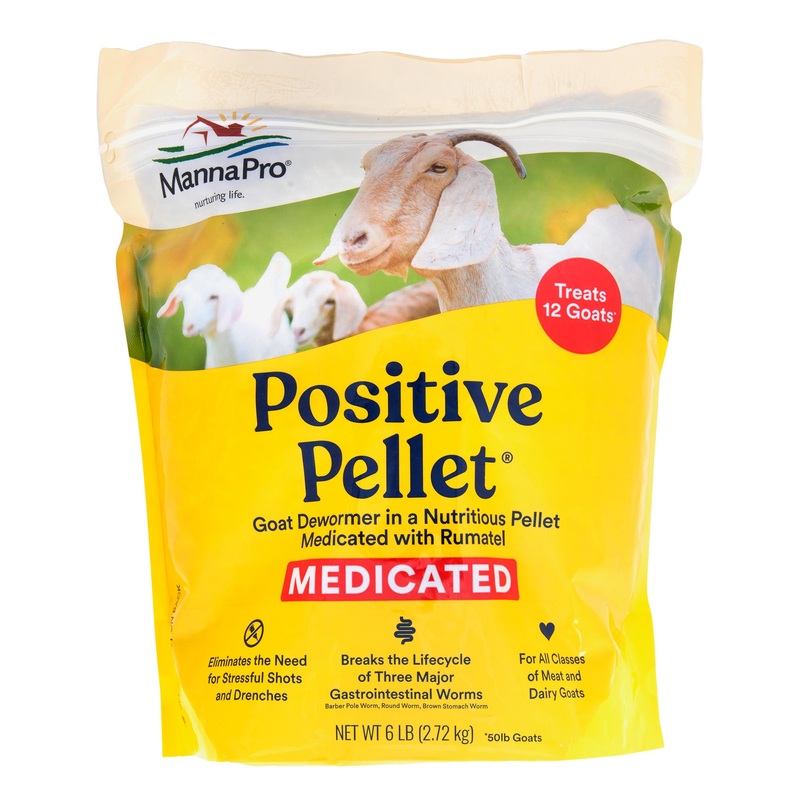 Positive Pellet Goat Dewormer|6 lbs|25 lbs