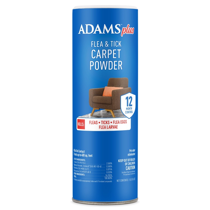 Adams Flea & Tick Carpet Powder, 16 oz