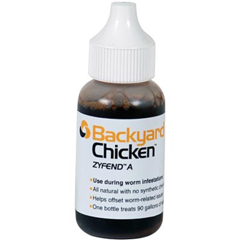 Backyard Chicken Zyfend A Chicken Dewormer, 30 mL
