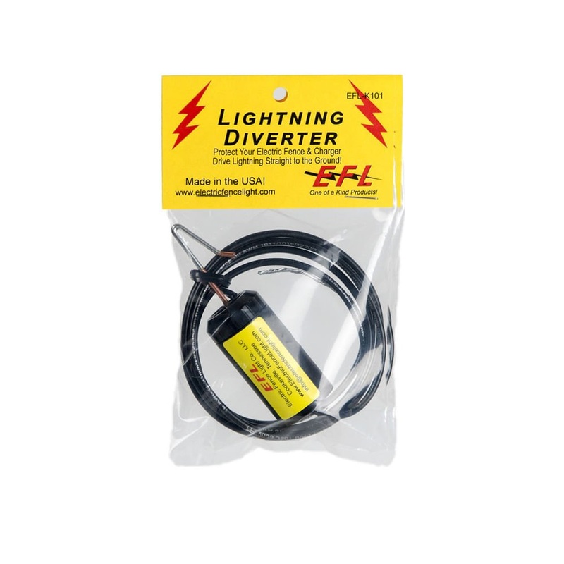Lightning Diverter for Electric Fence