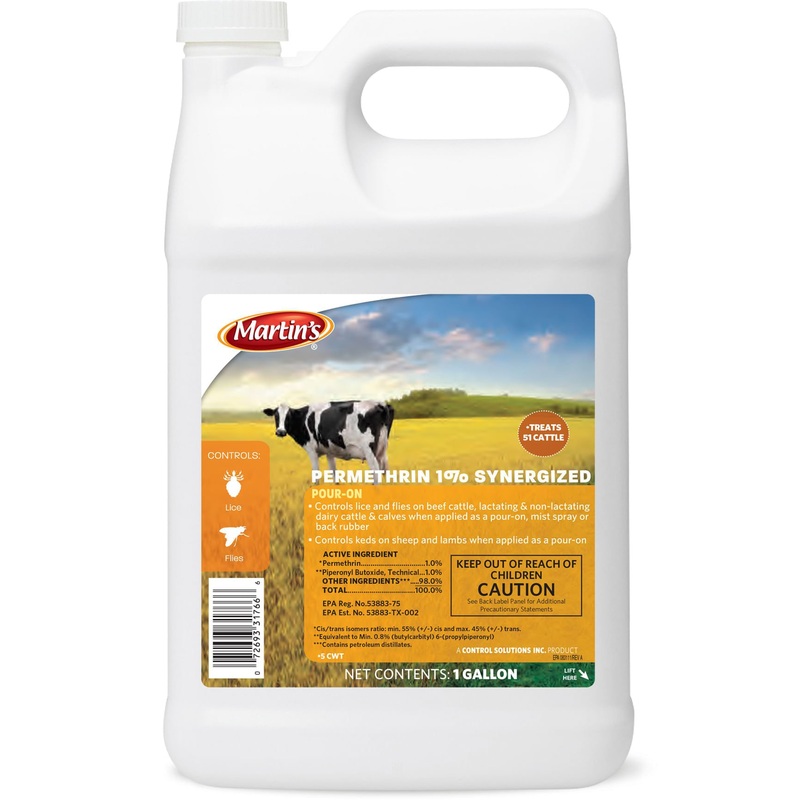 Martin’s Permethrin 1% Synergized Pour-On Fly Insecticide