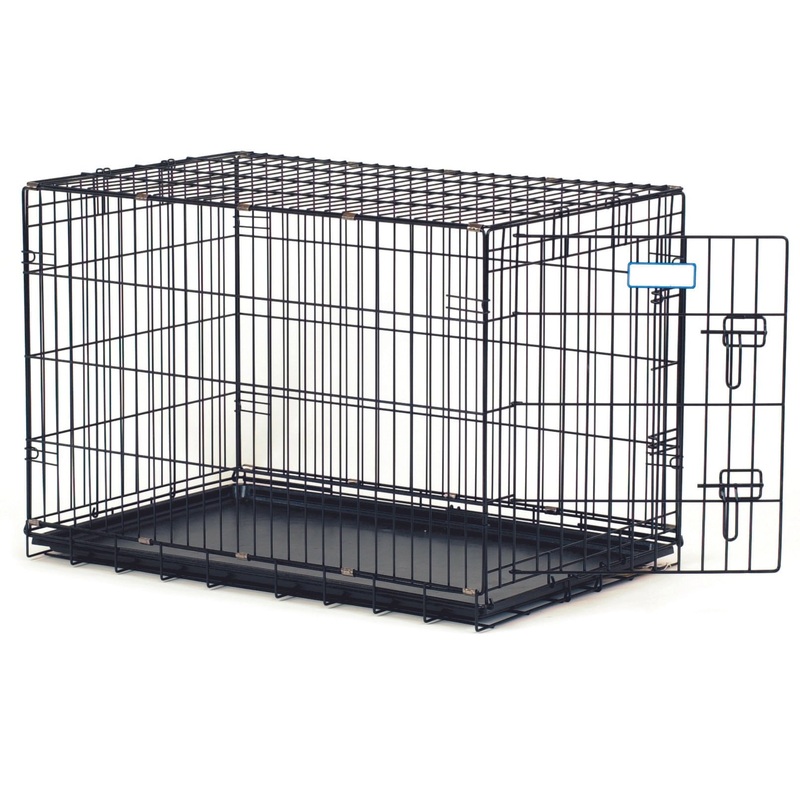 Single Door Fold & Go Wire Dog Crate