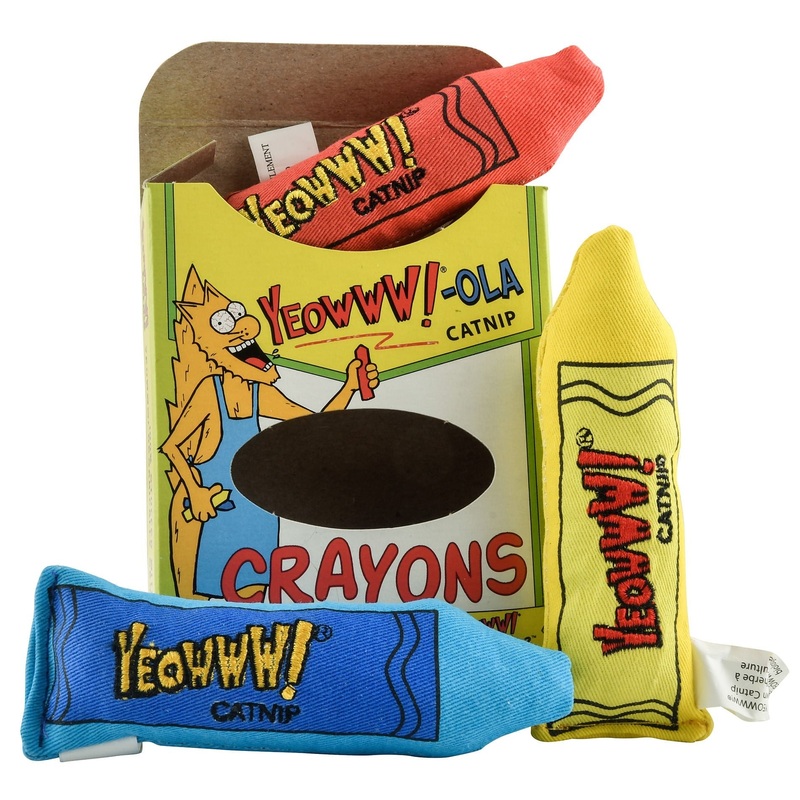Yeowww!-ola Catnip Cat Toys Crayons 3 Pack