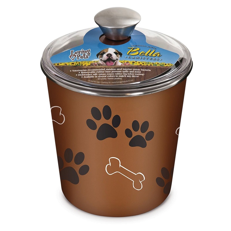 Loving Pets Bella Dog & Cat Treat Canister