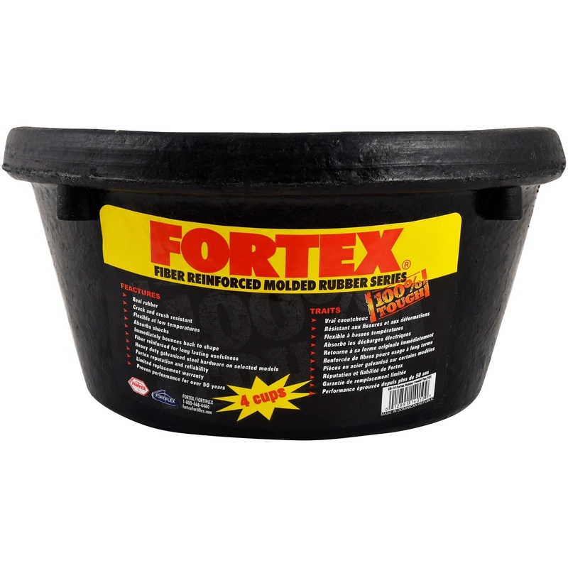 Fortex Rubber Pet Bowls|1 quart|2 quart|4 quart