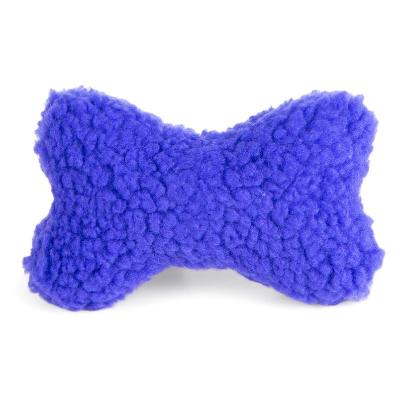 Fuzzy Shapes Dog Toys with Squeakers, Assorted Colors