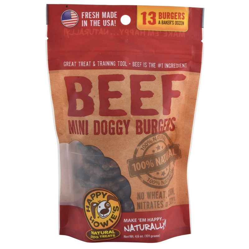 Happy Howie’s Beef Doggy Burgers