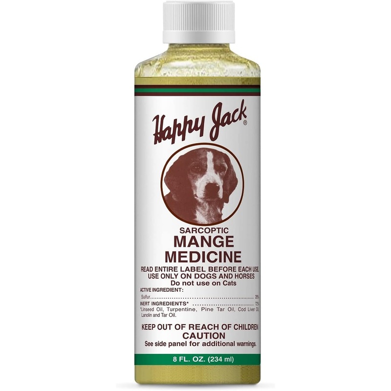 Happy Jack Sarcoptic Mange Medicine for Dogs & Horses