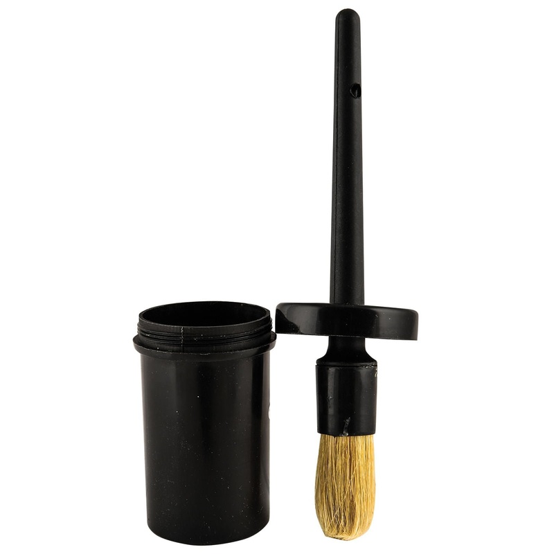 Horse Hoof Dressing Brush & Container
