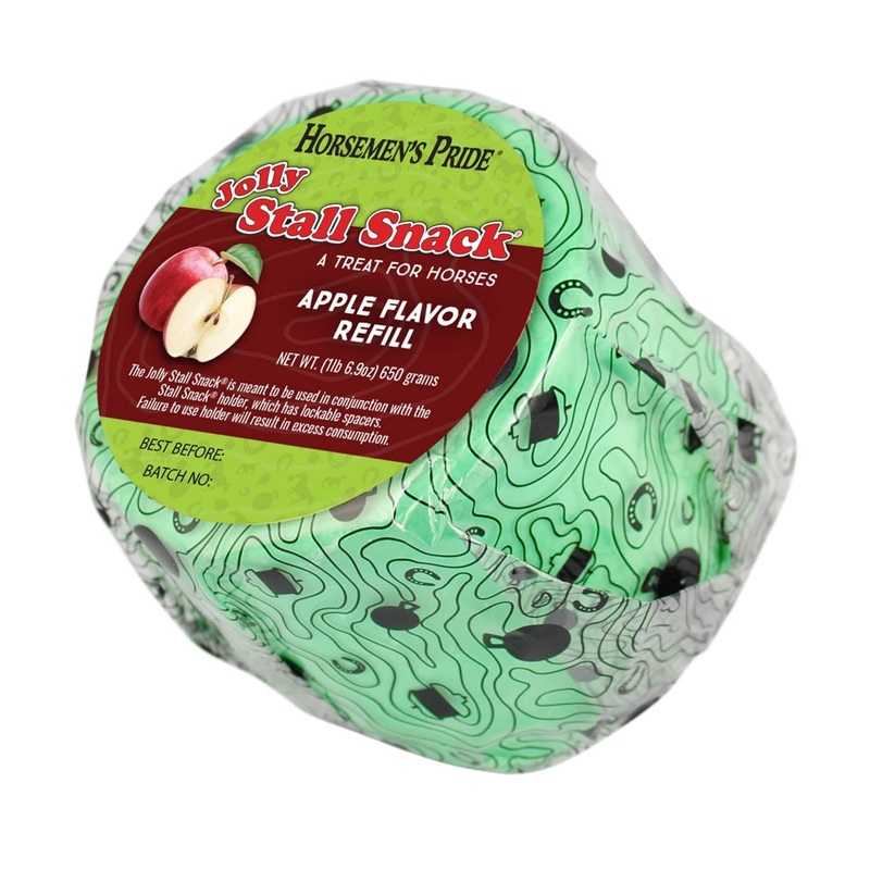 Jolly Stall Snack Refills  Long-Lasting Horse Treats for Stall Boredom, Apple-Shaped, Compatible with Jolly Stall Snack System