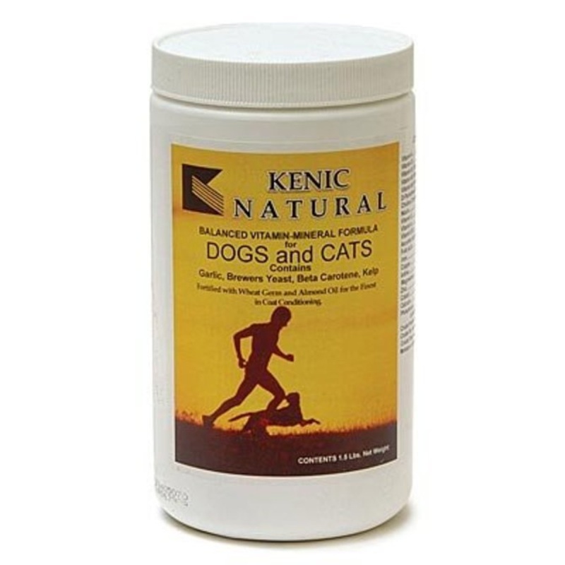 Kenic Natural Vitamin-Mineral Coat Conditioning Supplement for Dogs & Cats