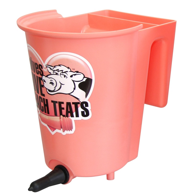 PeachTeats Reversible Bucket Feeder, 6 qt