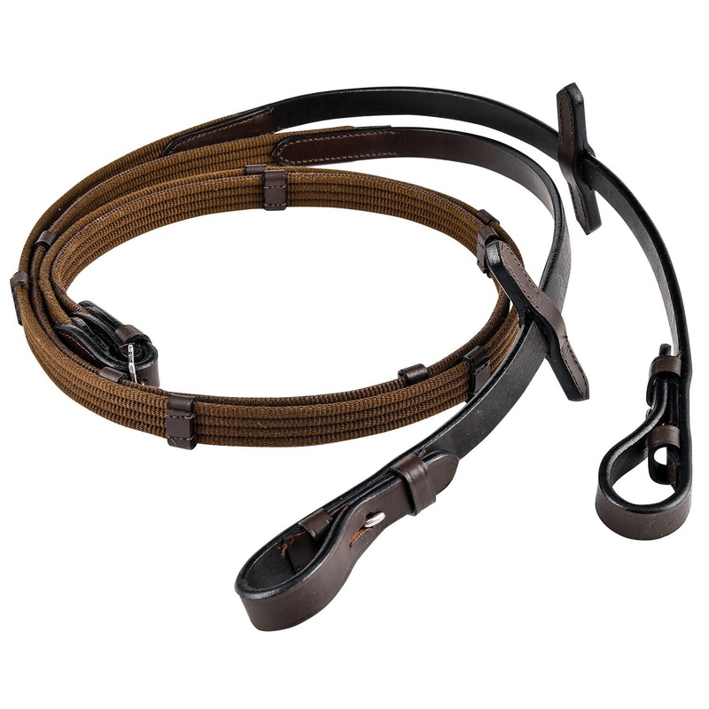 Uniquely English Web Reins|Havana|Black
