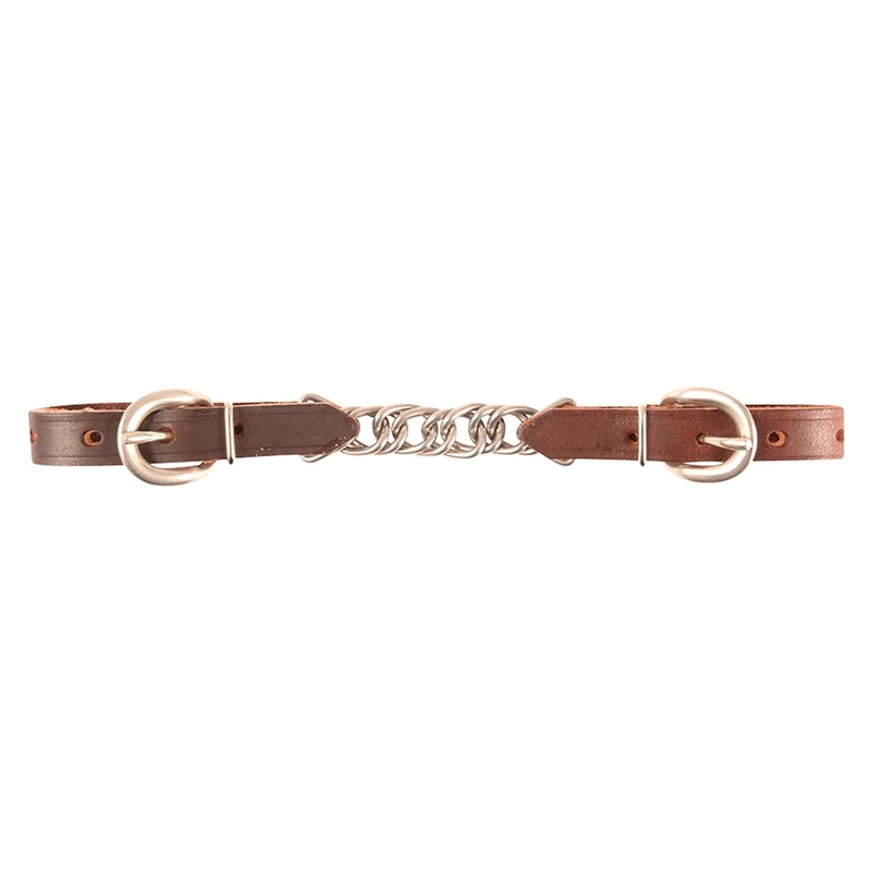 Martin Saddlery Latigo and Flat Link Chain Curb Strap