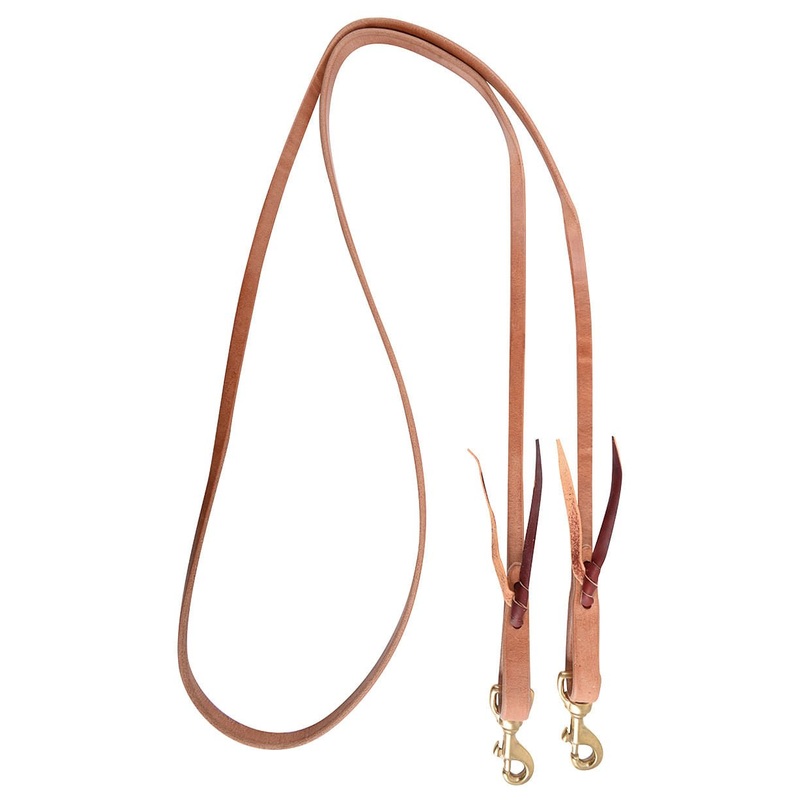 Martin Saddlery Walt Woodard Roping Rein 1/2-inch Thick Tied Snap Ends