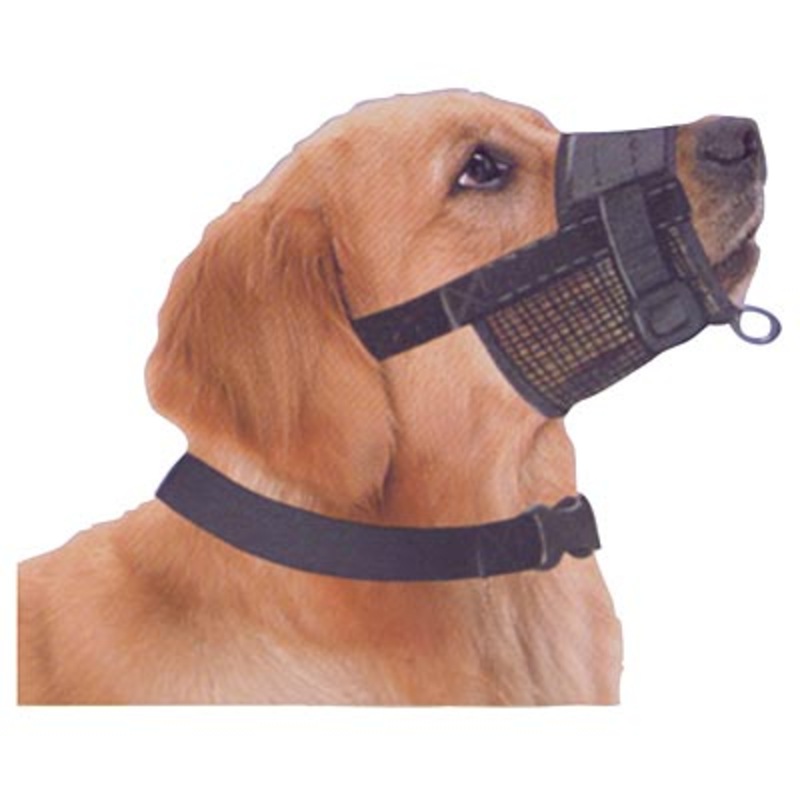 Nylon Mesh Adjustable Dog Muzzle