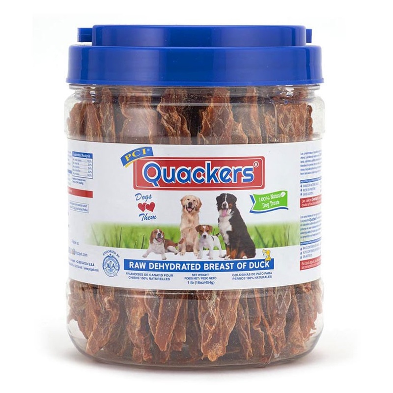 Quackers Canister, 1 lb|1lb.|Duck