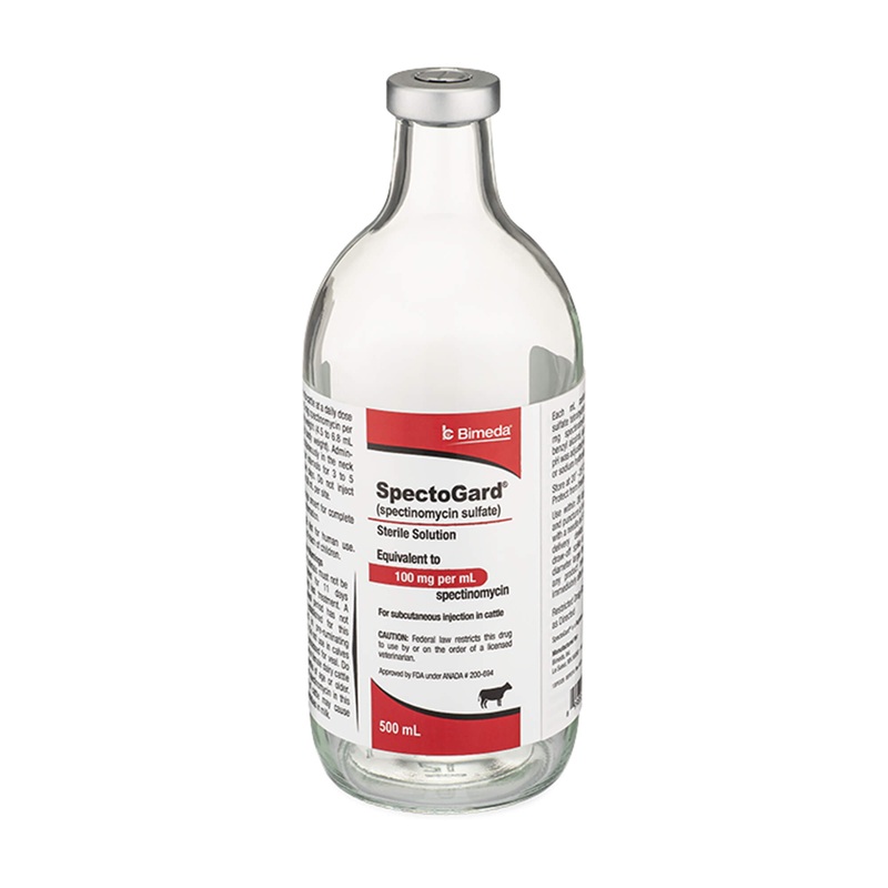 Rx SpectoGard (spectinomycin sulfate) Sterile Solution for Cattle, 500 mL