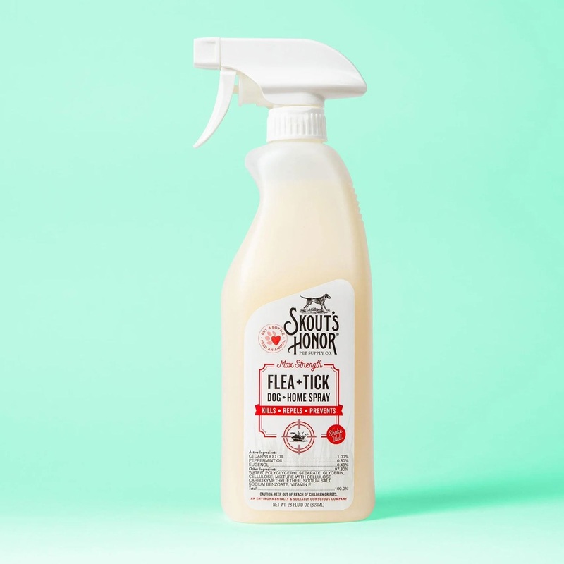 Skout’s Honor Flea + Tick, Dog & Home Spray, 28 oz
