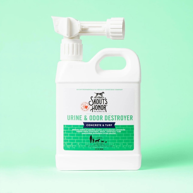 Skout’s Honor Urine & Odor Destroyer, Concrete & Turf, 32 oz