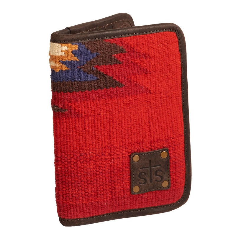 STS Crimson Sun Western Leather Magnetic Wallet