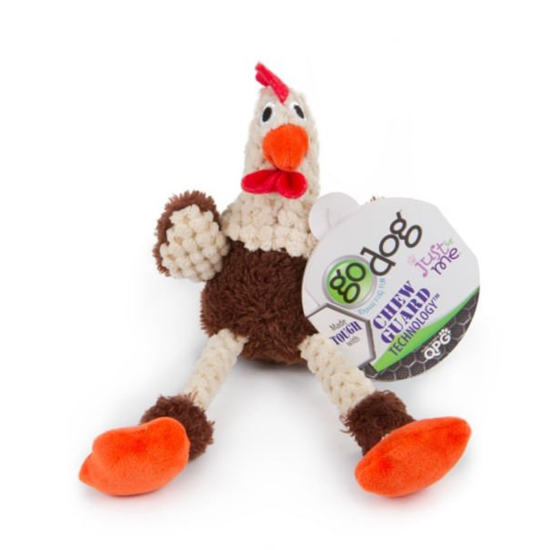 Brown Skinny Rooster Dog Toy|Mini|Large|Small