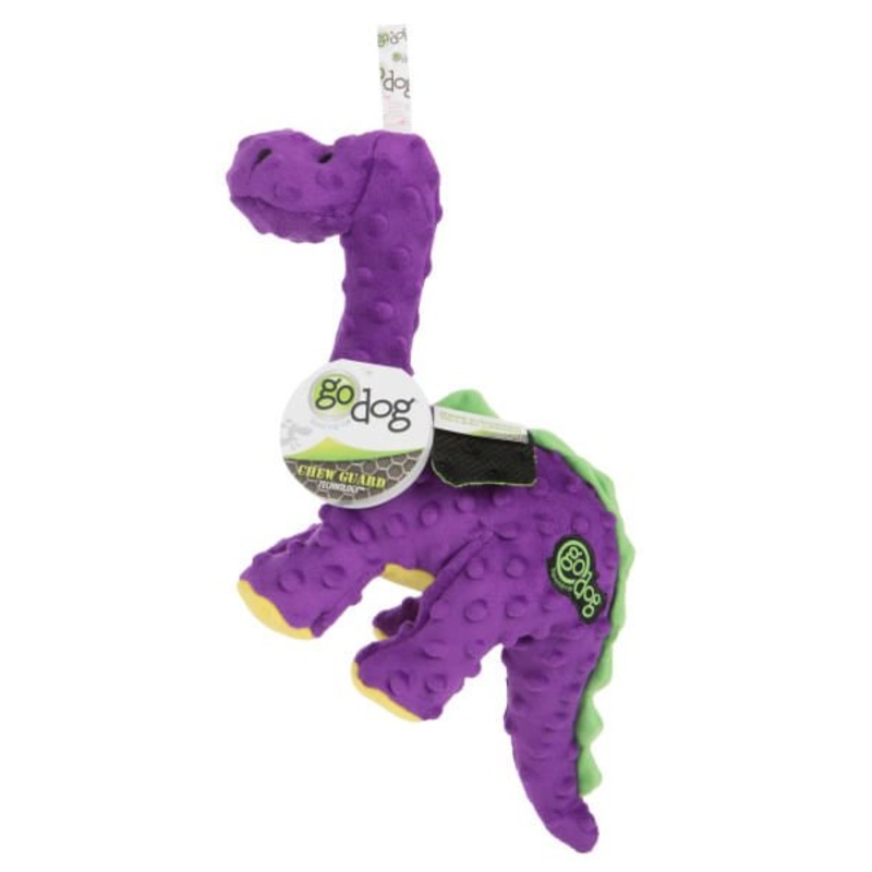 Dinos Purple Bruto Brontosaurus Dog Toy