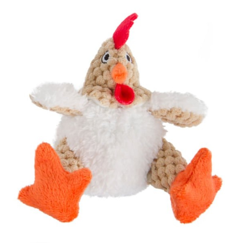 Fat White Rooster Dog Toy|Mini|Large|Small