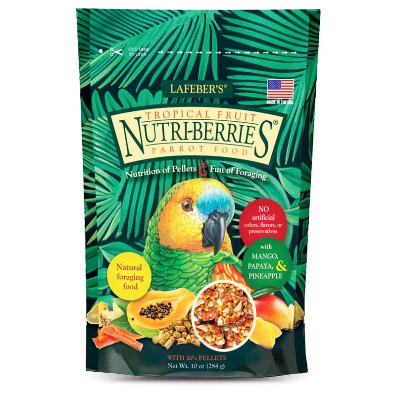 Lafeber Parrot Tropical Fruit Nutri-Berries, 10 oz bag