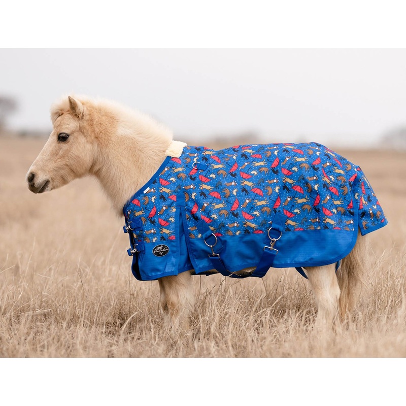 Professional’s Choice 1200D Mini & Pony Rain Sheet, Raining Cats & Dogs