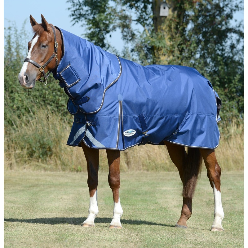 WeatherBeeta ComFITec Ultra Tough II Detach-a-Neck, Medium/Lite, 1680D, Blue/Charcoal