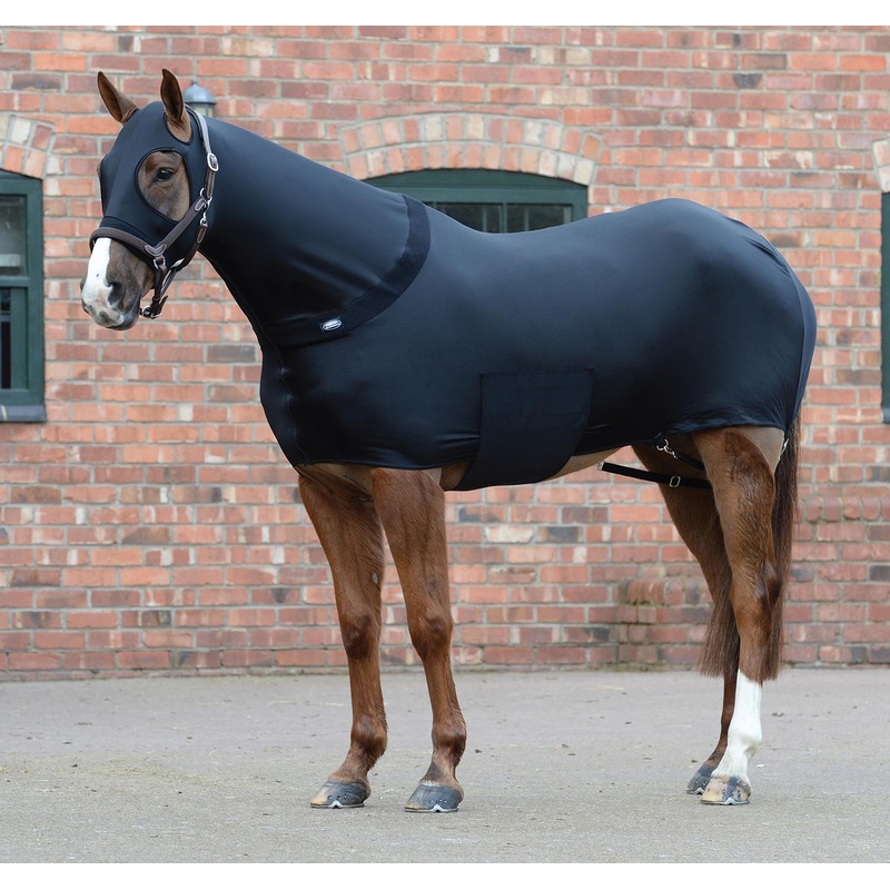 WeatherBeeta Stretch Lycra Horse Rug, Black