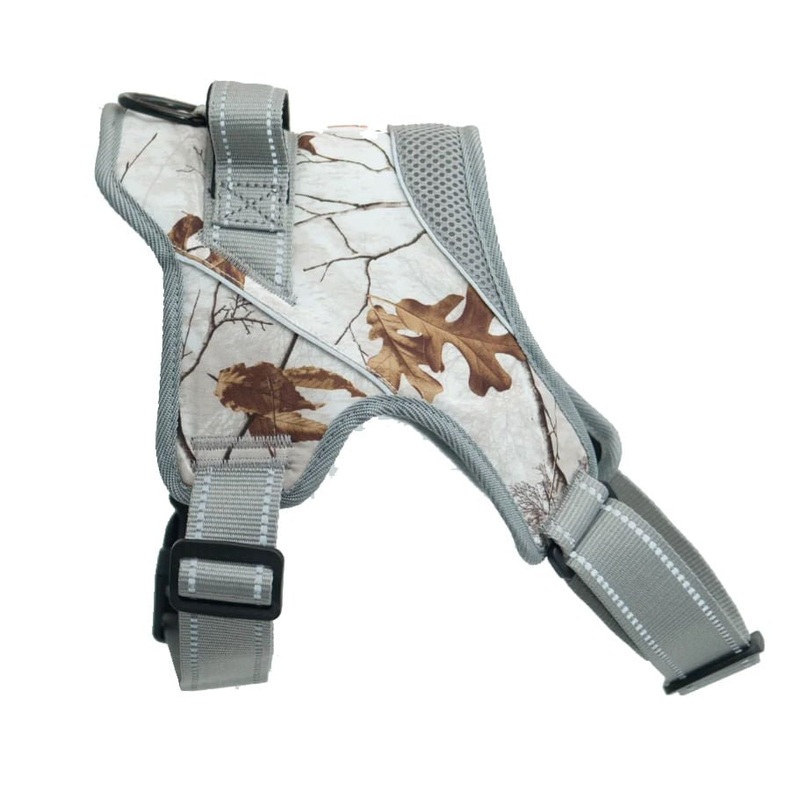 Doggy Tales Patented Realtree Hart Harness, Snow