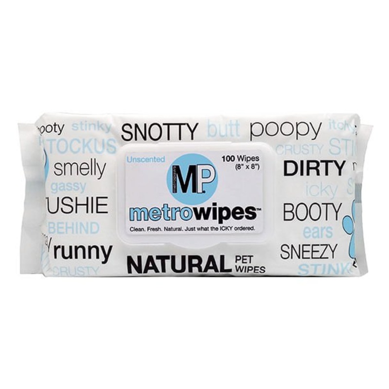 Metro Wipes Natural Unscented Pet Wipes