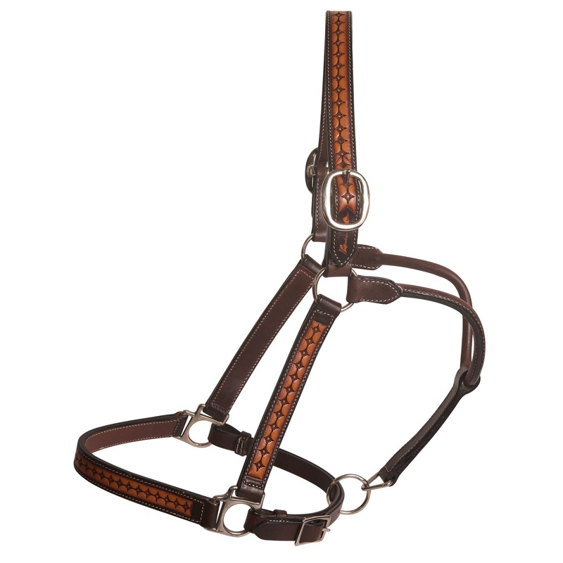 Professional’s Choice Diamond Adjustable Leather Halter